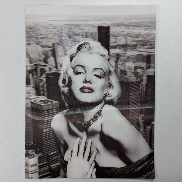 Marilyn Monroe - Triple Views - 3D Lenticular Poster 13 x 10 Animated Print - Picture 1 of 7